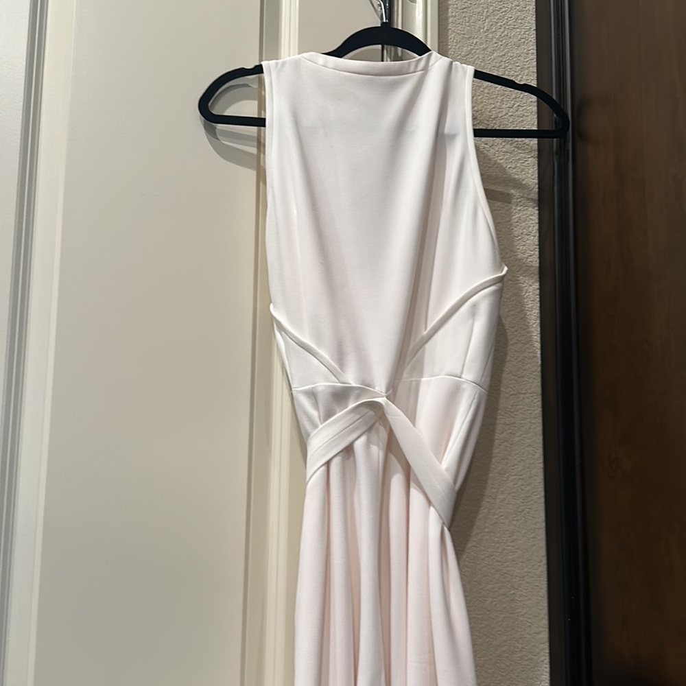 Adolfo Dominguez jumpsuit in cream wide leg - Picture 4 of 5
